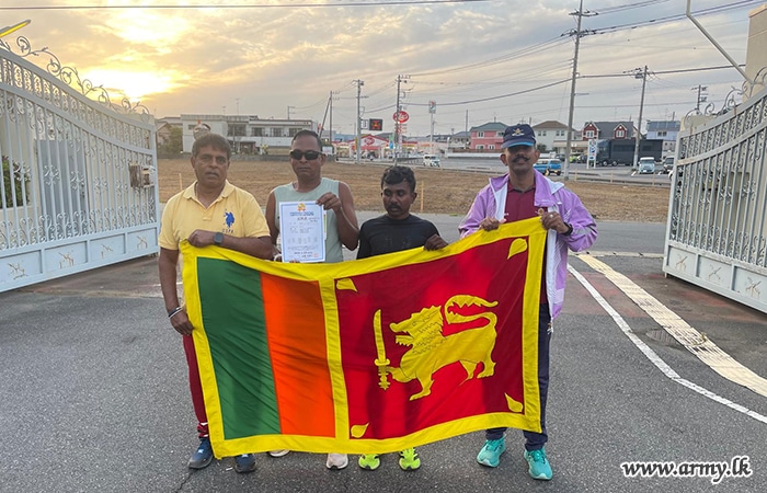 ජපානයේ පැවති දෘශ්‍යාබාධිත මැරතන් තරඟයෙන් මෙරට රණවිරුවෙකු විශිෂ්ට දස්කම