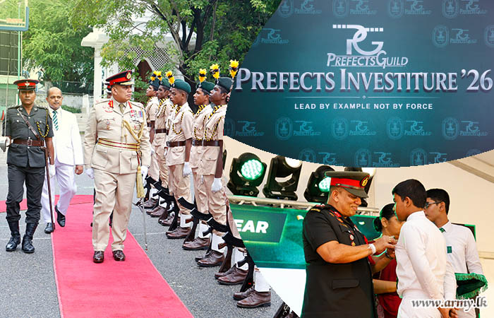 Chief of Staff Graces Felicitation Ceremony and the Prefects’ Guild Investiture Ceremony 2026 of Isipathana College  