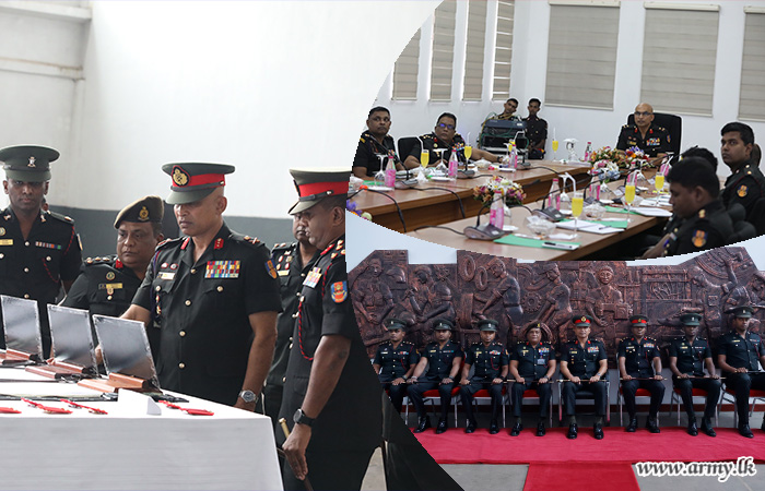 යුද්ධ හමුදා නියෝජ්‍ය මාණ්ඩලික ප්‍රධාන යුද්ධ හමුදා යුධෝපකරණ කර්මාන්තශාලාවේ නිල සංචාරයක