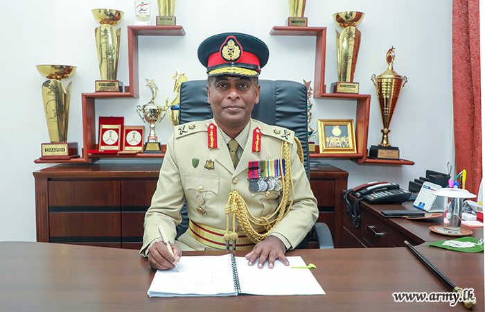 ශ්‍රී ලංකා යුද්ධ හමුදා නව ක්‍රීඩා අධ්‍යක්‍ෂ ජෙනරාල් ධුරයේ රාජකාරි අරඹය