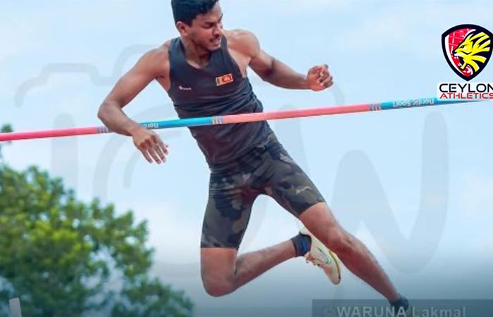 Sri Lanka Army Athlete Smashes National Pole Vault Record