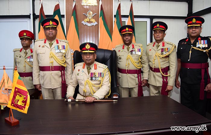 යුද්ධ හමුදා කෘෂිකර්ම හා පශු සම්පත් බලකායේ නව කර්නල් සේනාවිධායක ධූරයේ ර