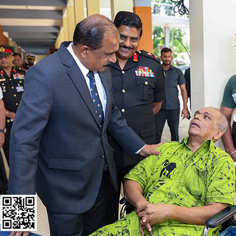 Deputy Minister of Defence Visits War Heroes at Mihindu Seth Medura