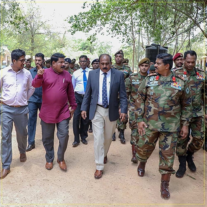 பாதுகாப்பு பிரதி அமைச்சர் யாழ்ப்பாணத்தில் கள ஆய்வு விஜயம் மேற்கொண்டார்