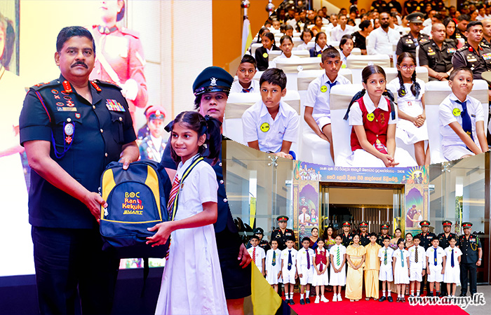 යුද්ධ හමුදා ස්වේච්ඡා බලසේනා මූලස්ථානයේ පැවති අධ්‍යාපන උපකරණ පරිත්‍යාග 