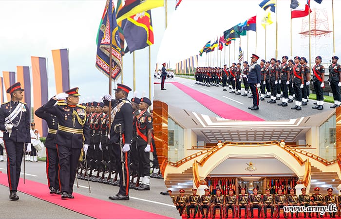 ධූරයෙන් නික්මයන යුද්ධ හමුදා මාණ්ඩලික ප්‍රධාන වෙත හමුදා උත්තමාචාරය පිරි