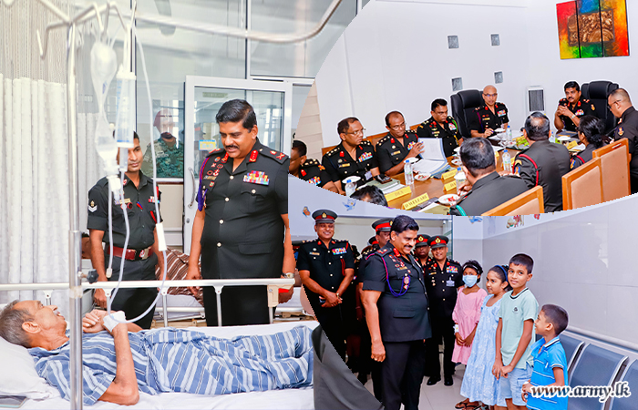Army Chief Visits Army Hospital, Colombo