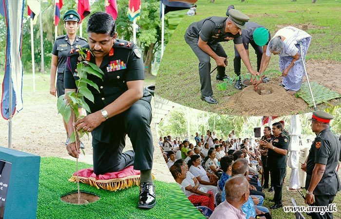 ශ්‍රී ලංකා යුද්ධ හමුදාව ‘හුස්මෙන් හුස්මක් - විරු තුරු සෙවණ’ පැළ රෝපණය 