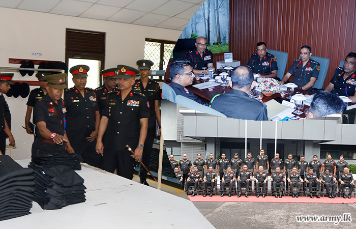 යුද්ධ හමුදා නියෝජ්‍ය මාණ්ඩලික ප්‍රධාන යක්කල රණවිරු ඇපරල් ආයතනයේ නිල සංචාරයක