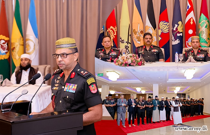 යුද්ධ හමුදාධිපතිතුමන් විශේෂ ඉෆ්තාර් උත්සවයකට සහභාගී වෙයි