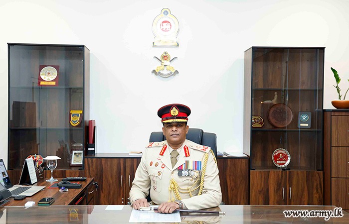 ශ්‍රී ලංකා යුද්ධ හමුදාවේ නව යුද සේවා ලේකම් ධූරයේ රාජකාරි අරඹයි