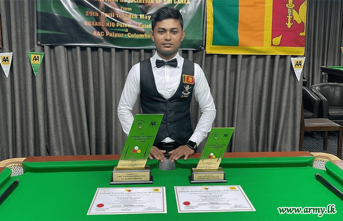 71 වන ජාතික බිලියඩ් ශූරතාවලිය – 2026, යුද්ධ හමුදා ක්‍රීඩකයින් දක්‍ෂතා 