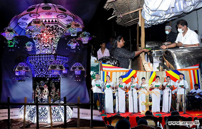 Army Troops Celebrate Islandwide Vesak Festival
