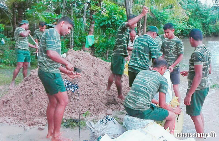 143 Brigade Troops Prevent Breach of Tank Bund