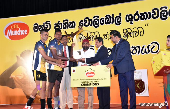 இராணுவ கைப்பந்து அணியினர் 10 ஆண்டுகளுக்குப் பிறகு சாதனை 