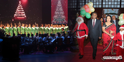 Army Christmas Carols Reverberates at Nelum Pokuna