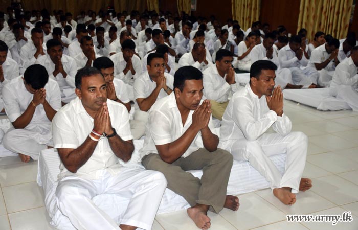 1 SLSC Troops Conduct Religious Programme on ‘Medin’ Poya Day