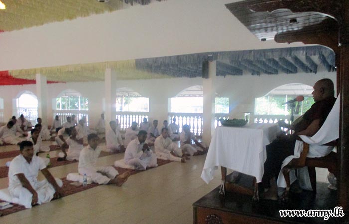 One-day Meditation Programme for Military Personnel at Bodhirajaramaya