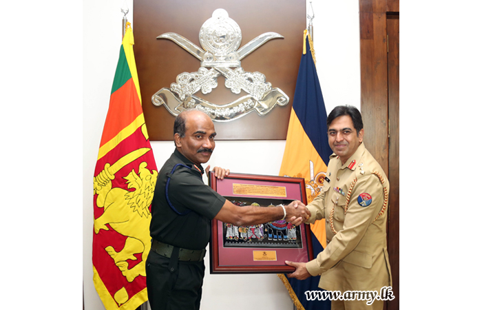 Outgoing Pakistan High Commission’s Defence Adviser Pays Courtesy Call