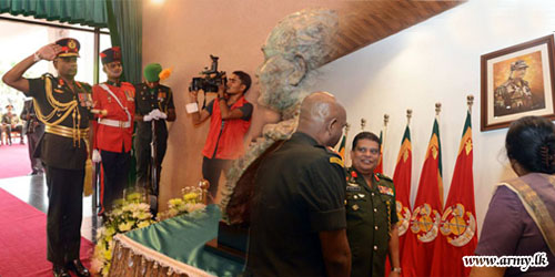 Gajaba Regiment Commemorates 25th Death Anniversary of Their War Veteran Late Major General Vijaya Wimalarathne