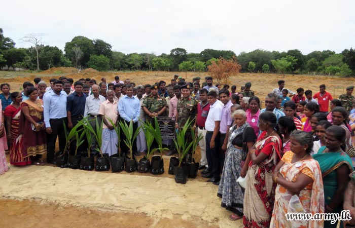 பூநகரி பகுதியில் குறைந்த வருமானம் பெறும் குடும்பங்களுக்கான தேங்காய் நாற்றுகள் மற்றும் பயிற்சி திட்டங்கள்  மேற்கொள்ளப்பட்டது