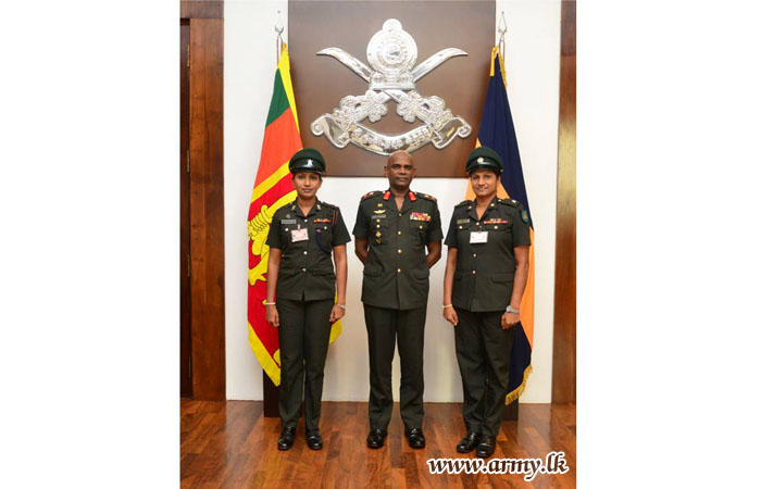 The First Two Army Lady Officers Leave to Serve as UN Military Observers