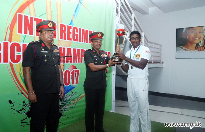 படையணிகளுக்கு இடையில் நடைப்பெற்ற கிரிக்கெட் போட்டியில் பீரங்கிப் படையணிக்கு வெற்றி