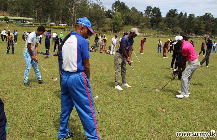 Army Golf Committee Promotes Golf by Training