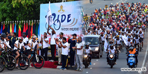 ‘Ride with Pride’ Cycling for Healthy Nation Kicks Off at Battaramulla