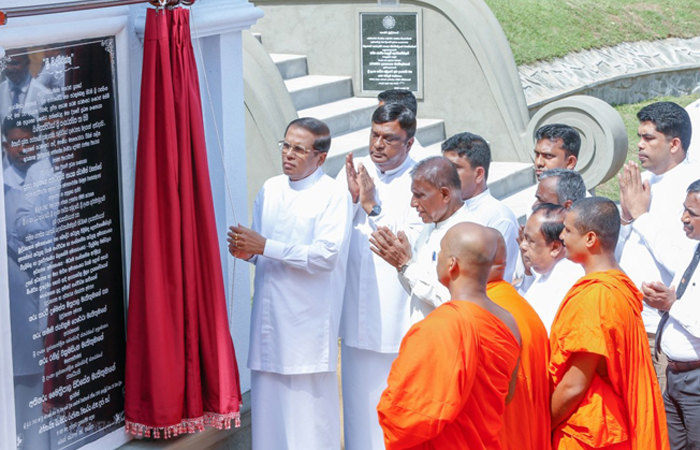 New Constructions Erected by Army Troops Opened in Bingiriya National Vesak Zone