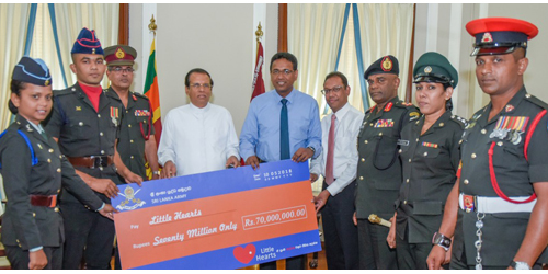 Army Contributes Lavishly to Save Dying ‘Little Ones’