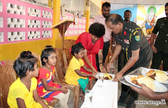 61 Division Marks Anniversary Offering Lunch & Incentives to Children’s Home