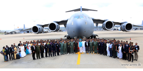 First Group of Tri-Service Personnel with Family Members on Unforgettable Pilgrimage Leave for ‘Bodhgaya'