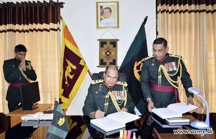 Sri Lanka Sinha Regiment’s New Colonel of the Regiment Assumes Office