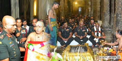 ‘Abishekam’ at Hindu Temple Seeks Divine Blessings on 69th Army Anniversary