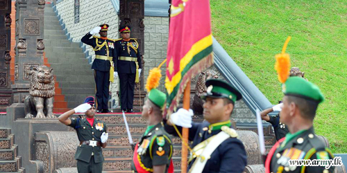 Glittering & Dignified Anniversary Parade Colours Panagoda Army Cantonment 