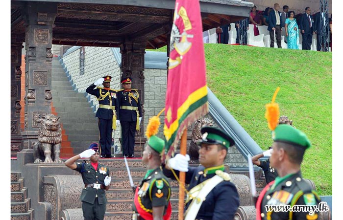 Glittering & Dignified Anniversary Parade Colours Panagoda Army Cantonment 