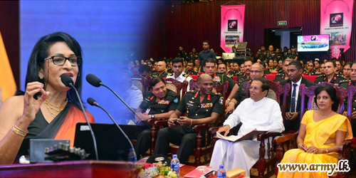 Ladies in Army Women's Corps Raise Their Voices in BMICH Symposium 