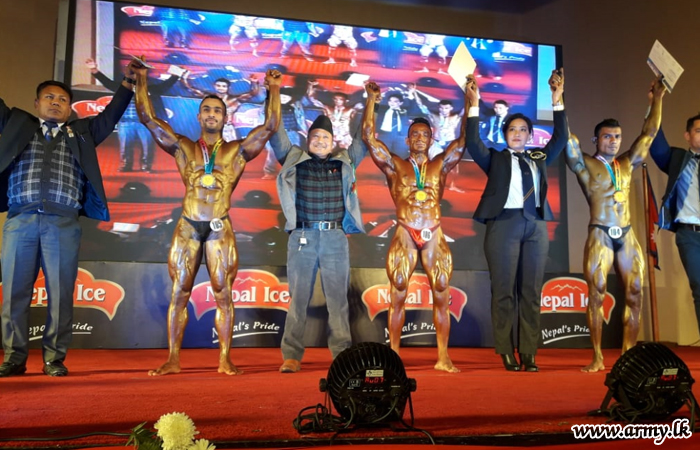 Army Bodybuilders Win Gold & Bronze Medals in Nepal  