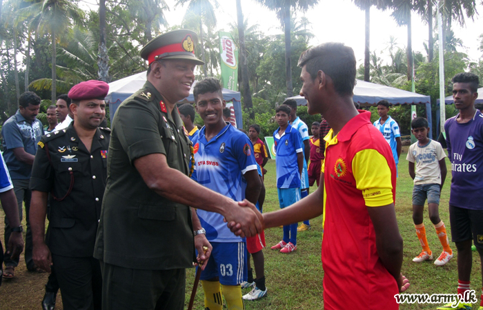 Army Initiatives to Popularize Football in Mullaittivu Launched 