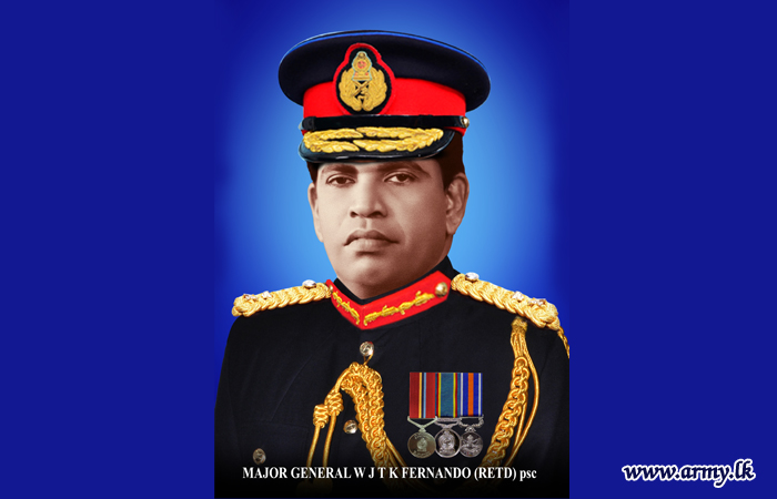 ஓய்வு பெற்ற மேஜர் ஜெனரல் டபில்யூ.ஜே.டி கமால் பெர்ணாந்து அவர்கள்  காலமானார் 