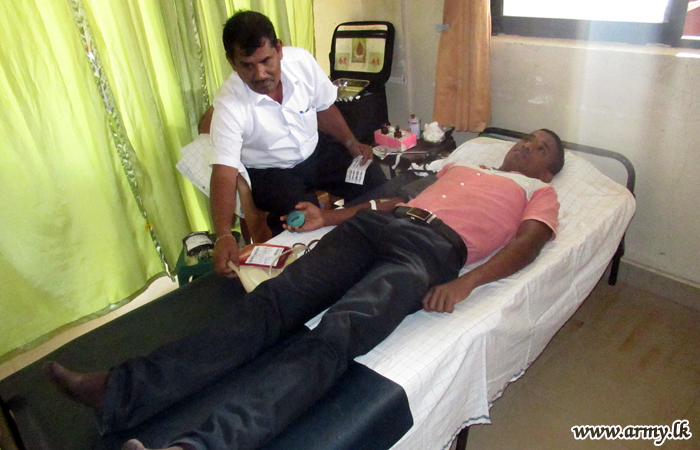 மத்திய பாதுகாப்பு படையினரால் இரத்ததான நிகழ்வுகள் ஏற்பாடு