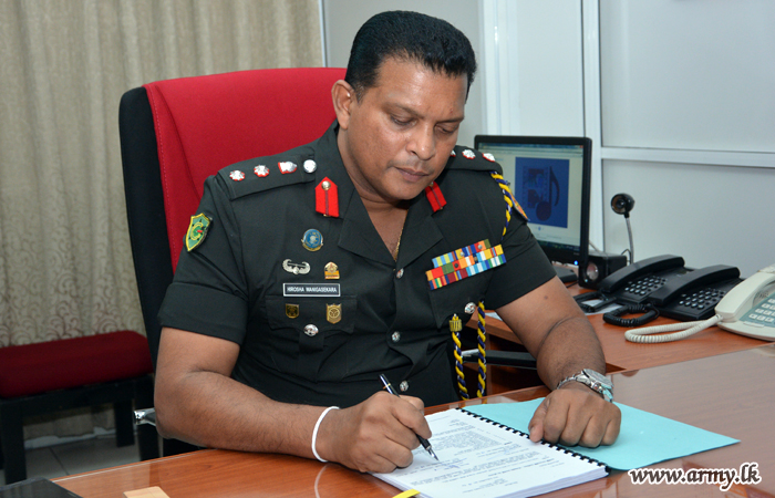 Colonel Wanigasekera Assumes Office as Officiating Director for Supply & Transport