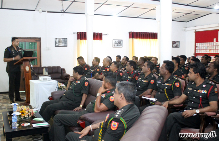 11 Division Troops Listen to Lectures