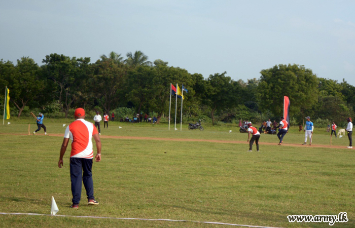 Kantale Cricketers Meet with One Another in Army-organized Tournament