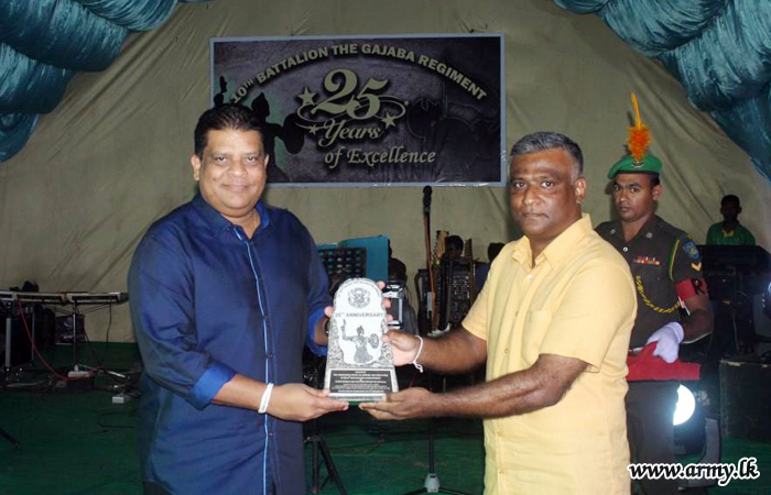10 ஆவது கஜபா படையணியின் 25ஆவது ஆண்டு விழா