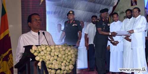 ‘ජාතික මත්ද්‍රව්‍ය නිවාරණ සතිය’ ප්‍රකාශයට පත් කරමින් ආරක්‍ෂක කටයුතු සඳහා යුද්ධ හමුදාව භාවිතාකල තවත් ඉඩම් නිදහස් කෙරේ