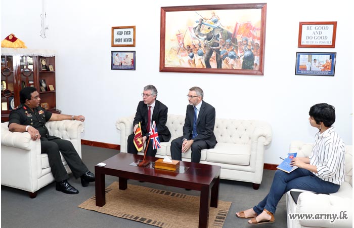 British High Commission & US Embassy Envoys Meet Jaffna Commander