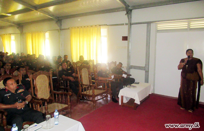 Troops Listen to a Lecture on ‘5S Concept’