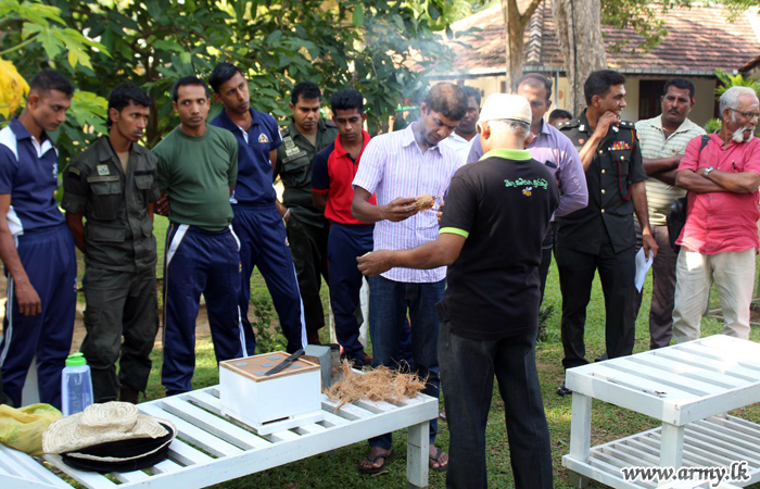 57 Division Trains Agricultural Officers & Army Personnel on Bee-Keeping